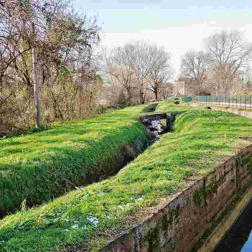 Torrente Ravone e Canaletta Ghisiliera in via del Chiù, Archivio Canali di Bologna